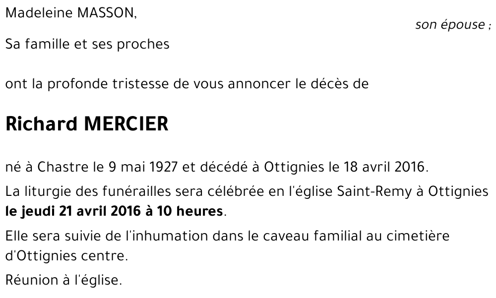 Richard MERCIER