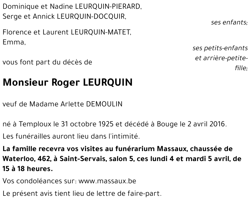 Roger LEURQUIN