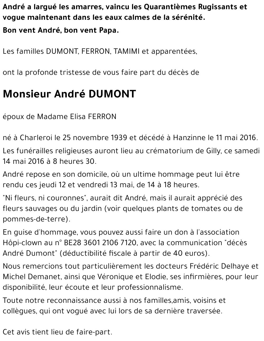 André DUMONT