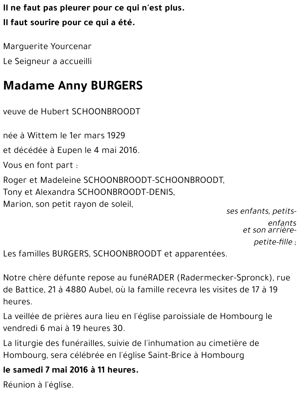 Anny BURGERS