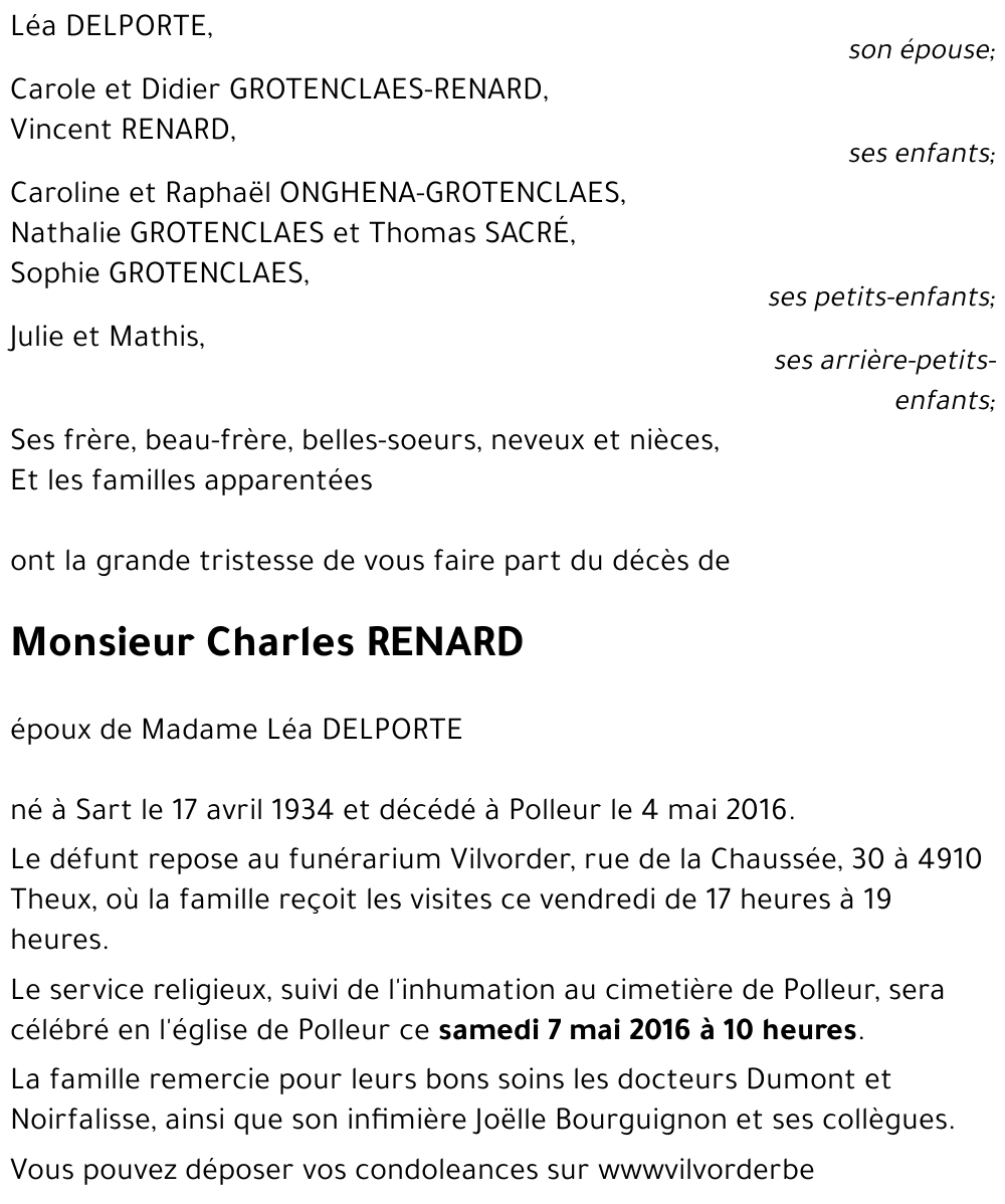 Charles RENARD