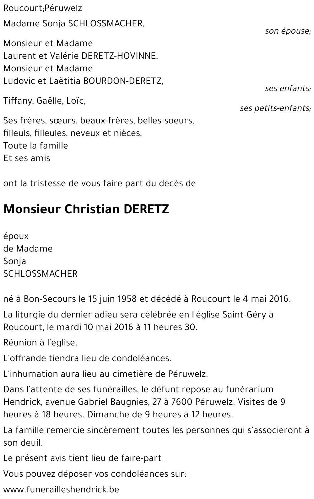 Christian DERETZ