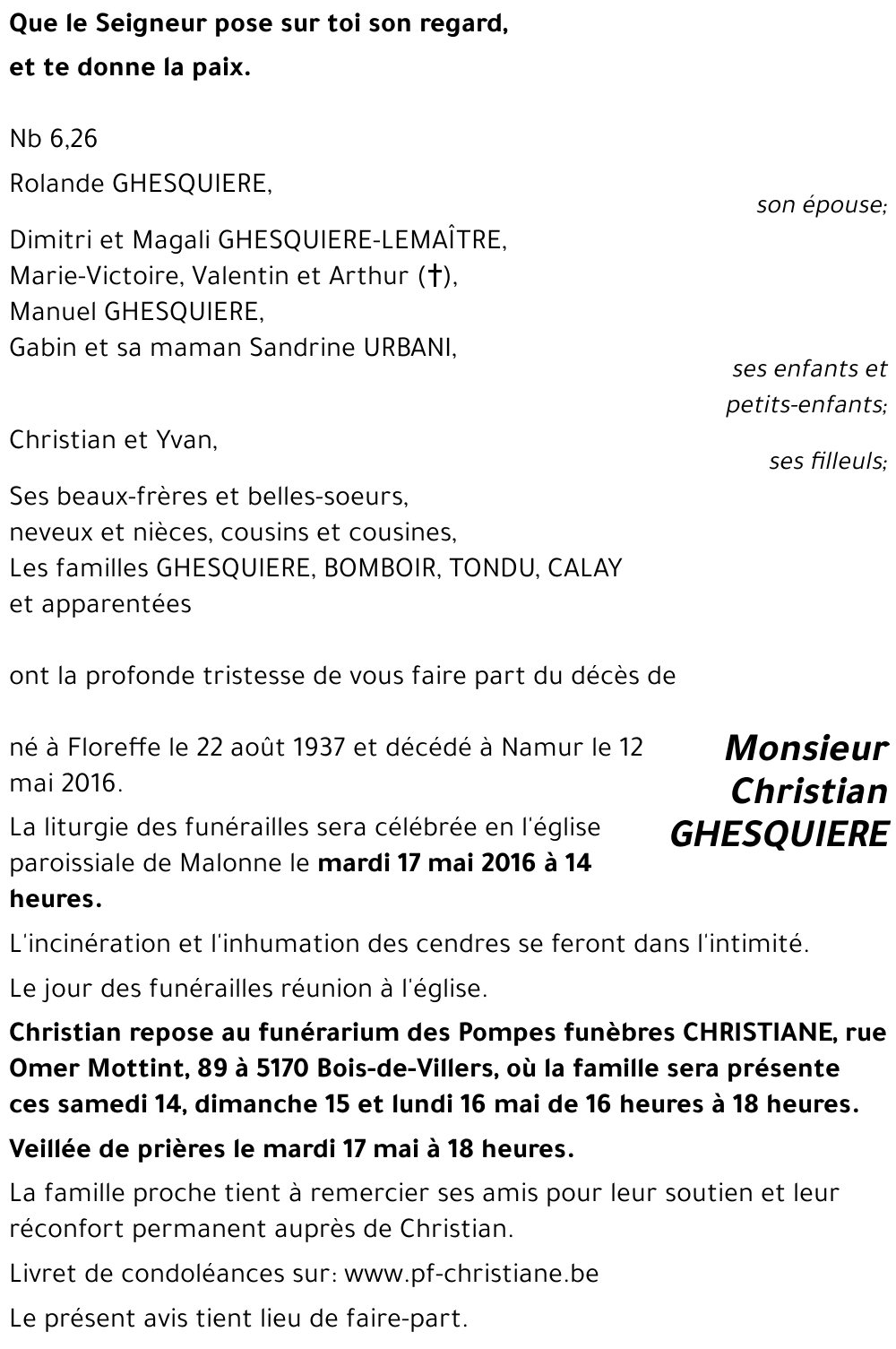 Christian GHESQUIERE