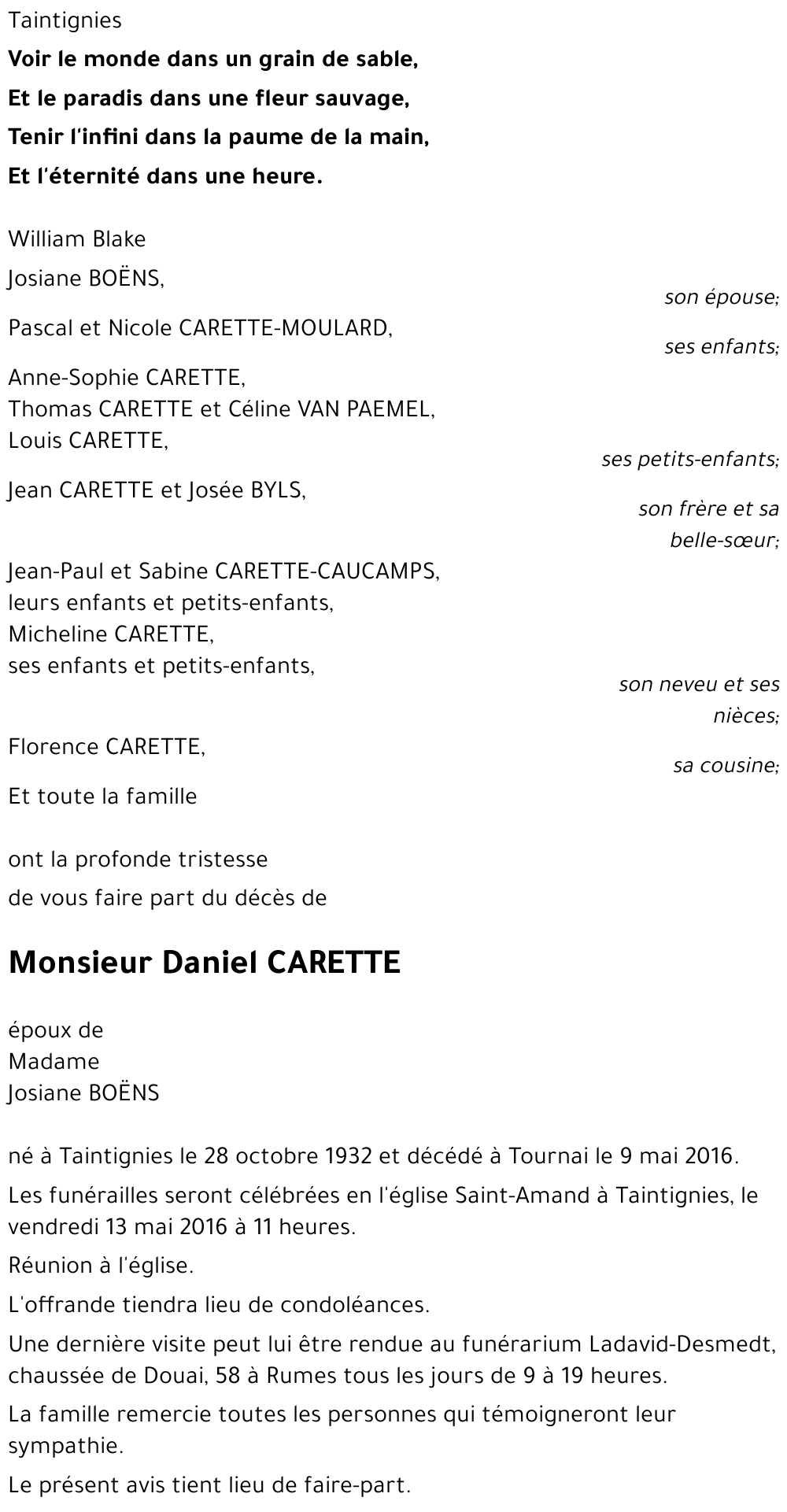 Daniel CARETTE