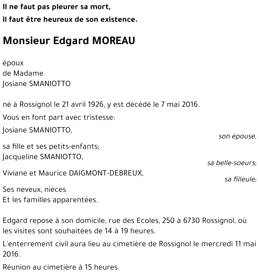 Edgard MOREAU