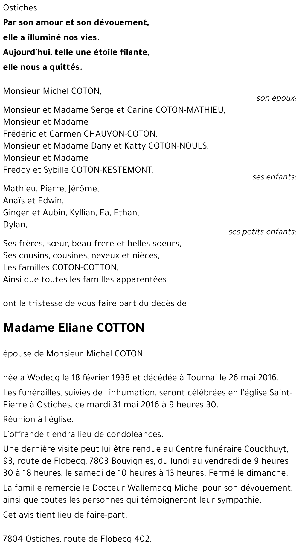 Eliane COTTON