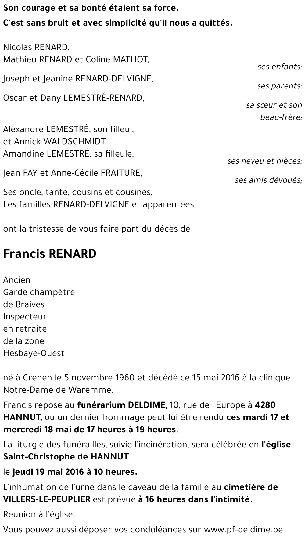 Francis RENARD