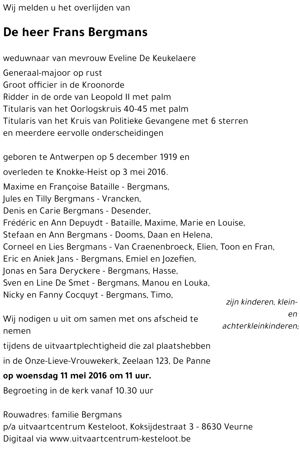 Frans Bergmans