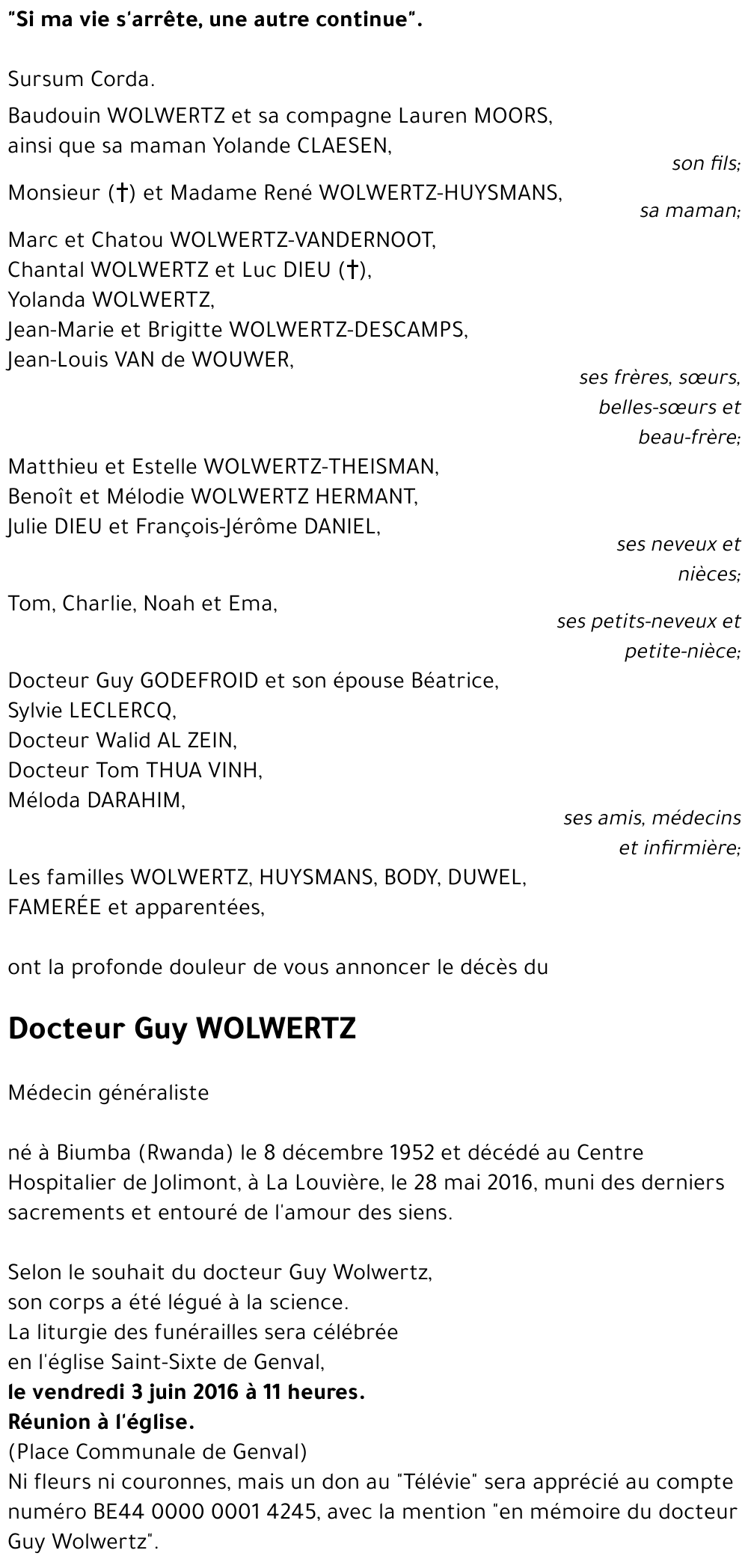 Guy WOLWERTZ