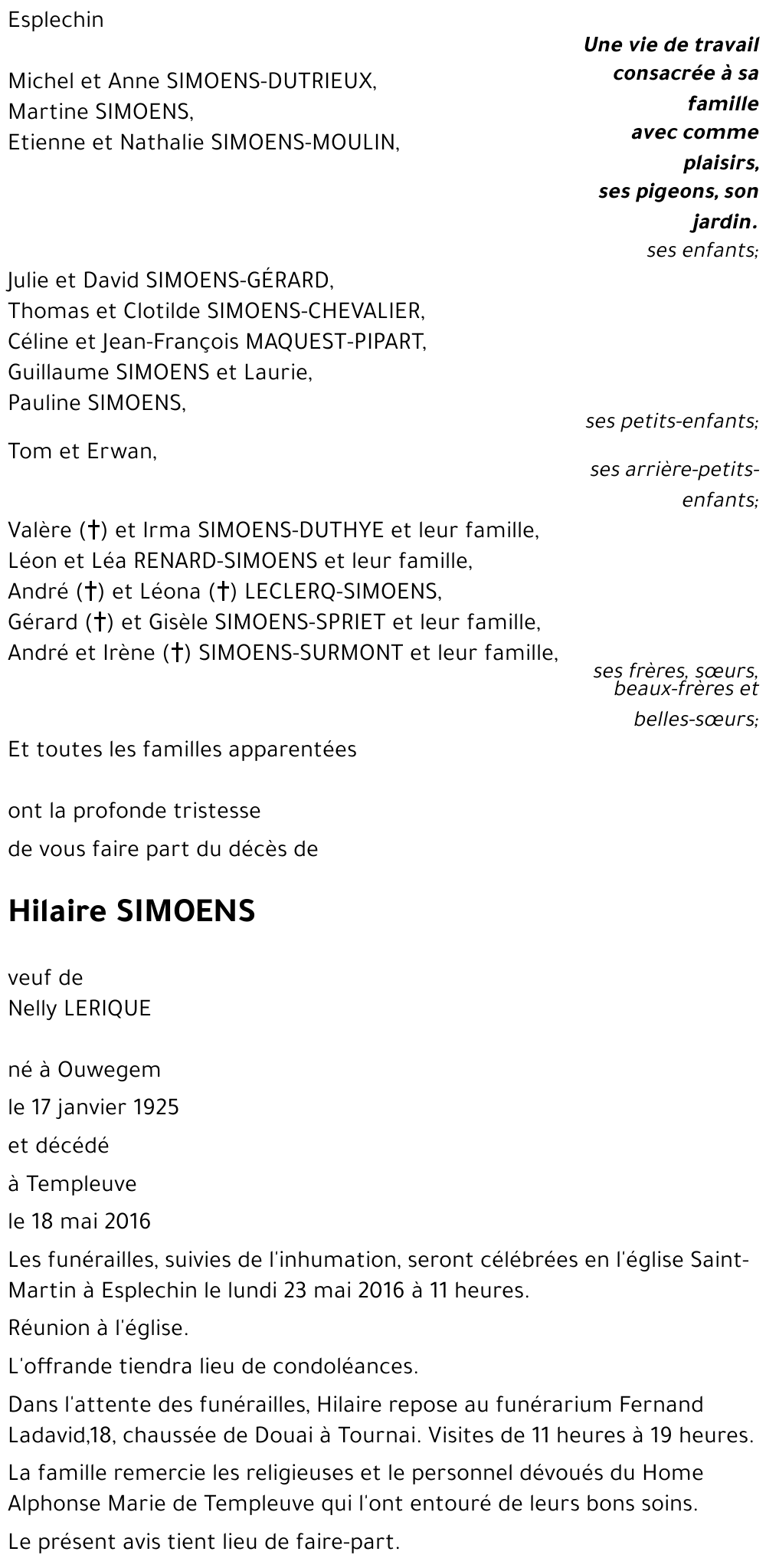 Hilaire SIMOENS