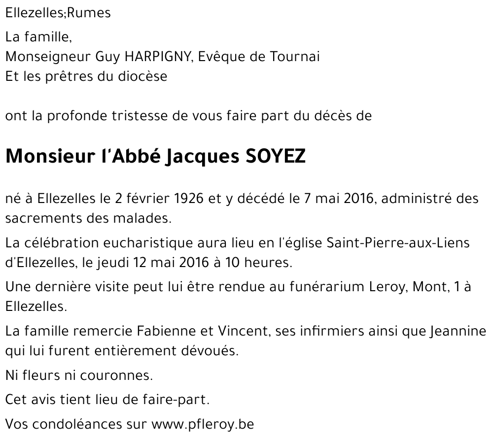Jacques SOYEZ