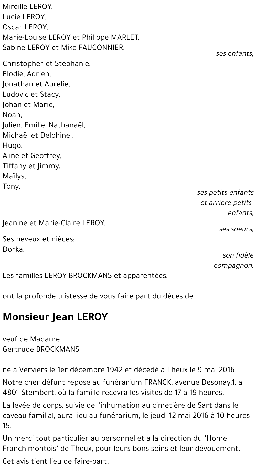 Jean LEROY