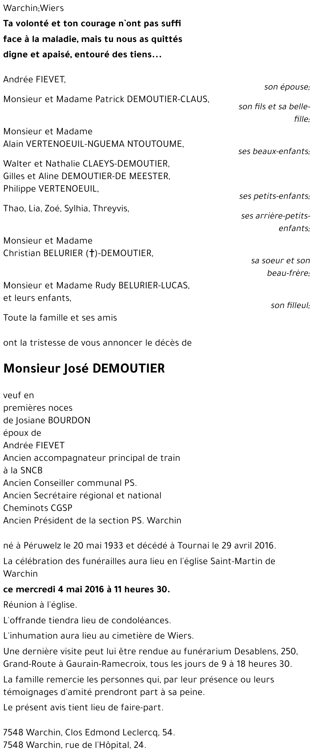 José DEMOUTIER