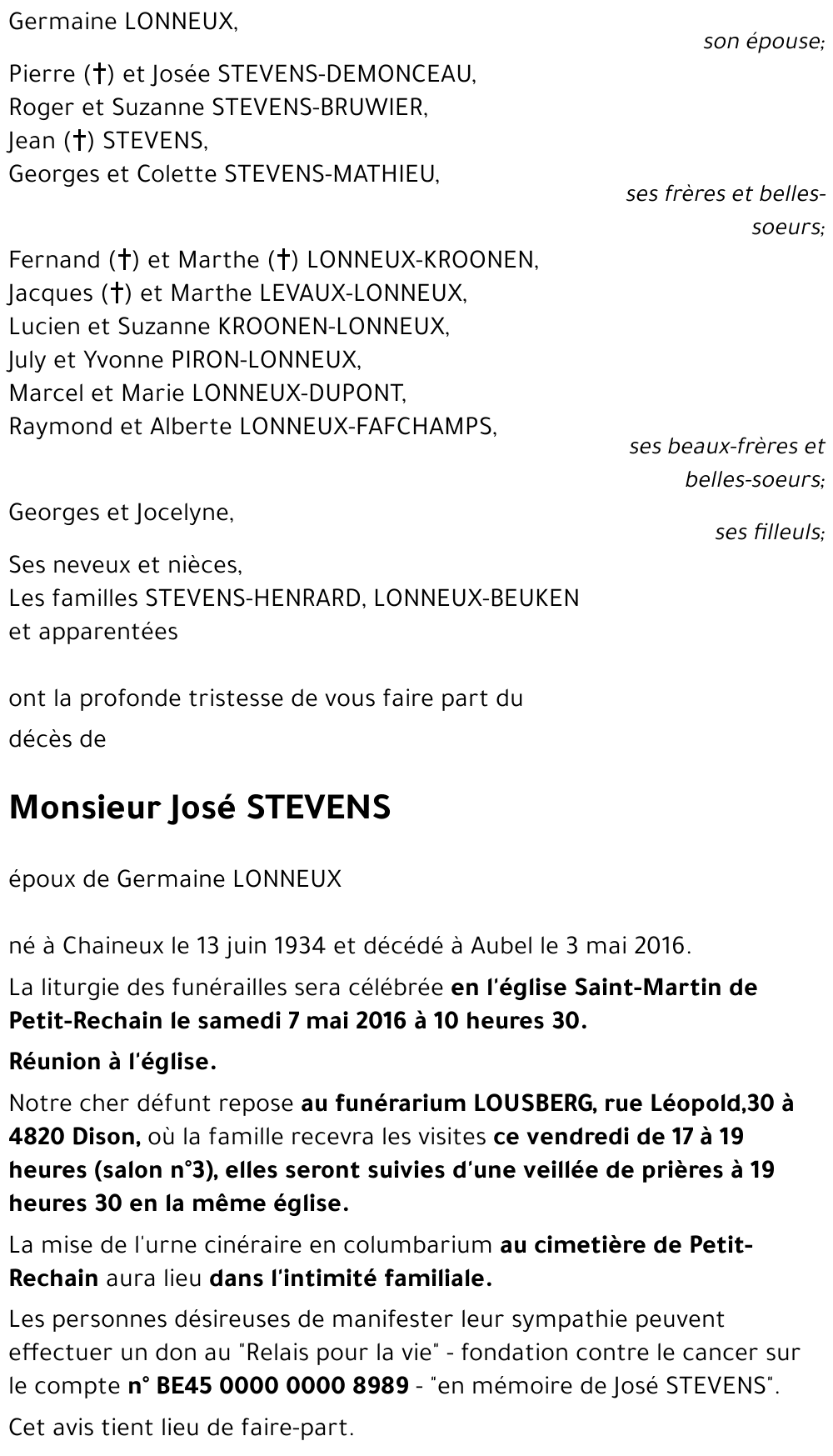 José STEVENS