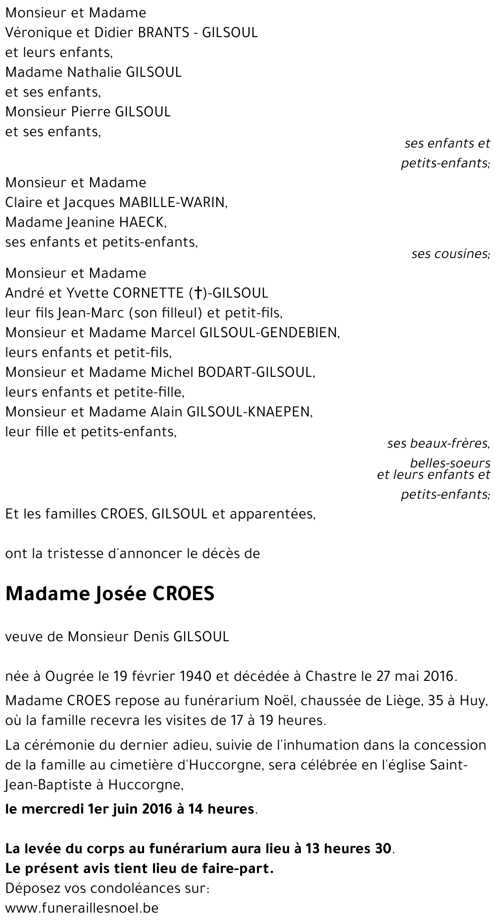 Josée CROES