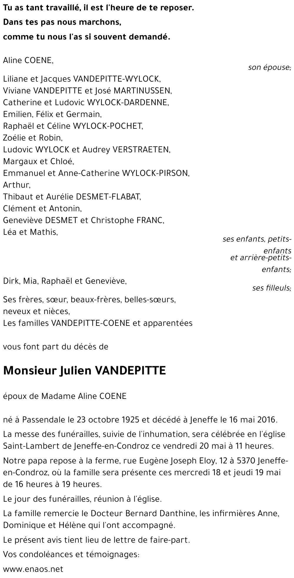 Julien VANDEPITTE