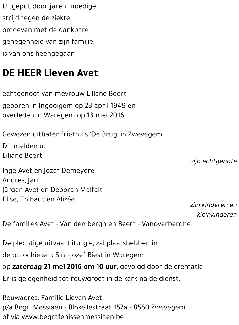 Lieven Avet