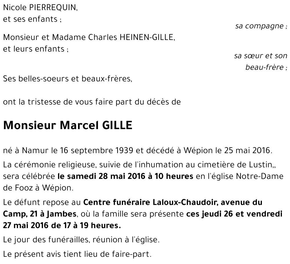 Marcel GILLE