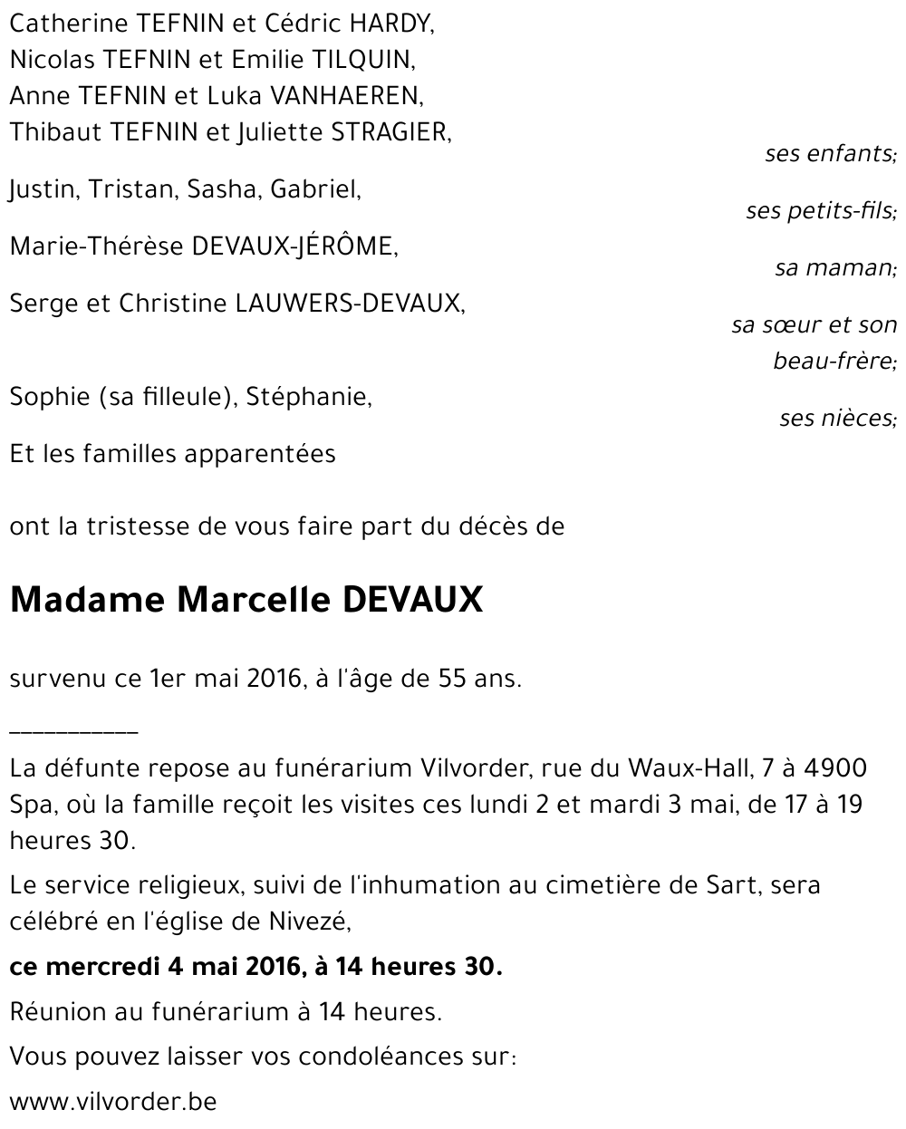 Marcelle DEVAUX