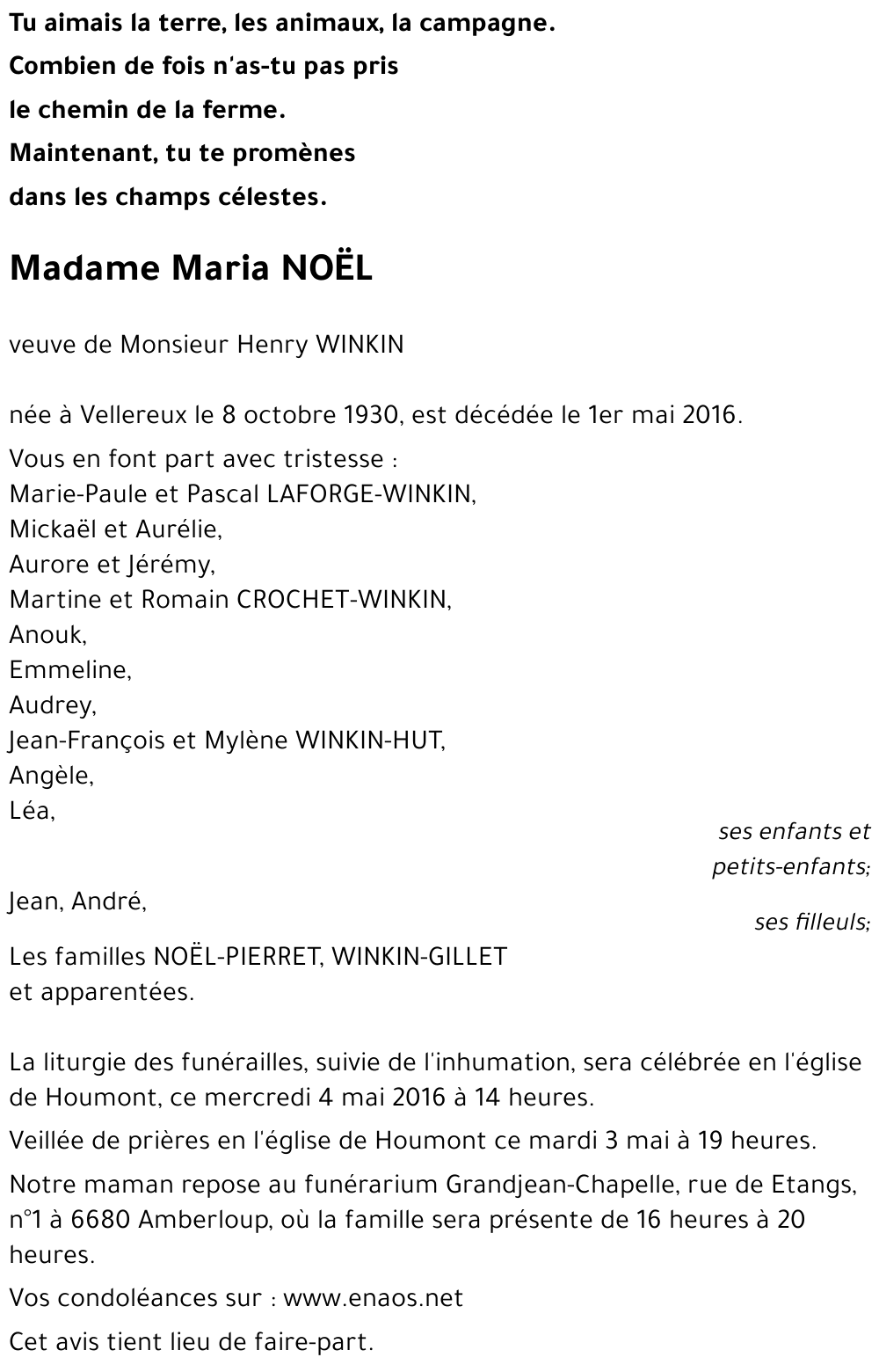 Maria NOËL