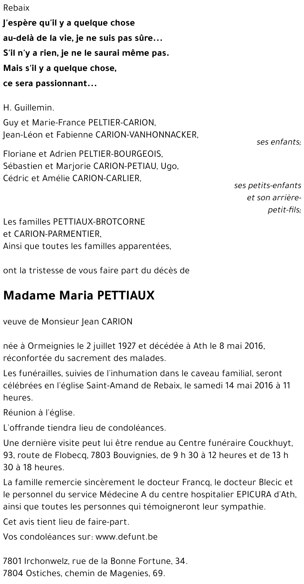 Maria PETTIAUX