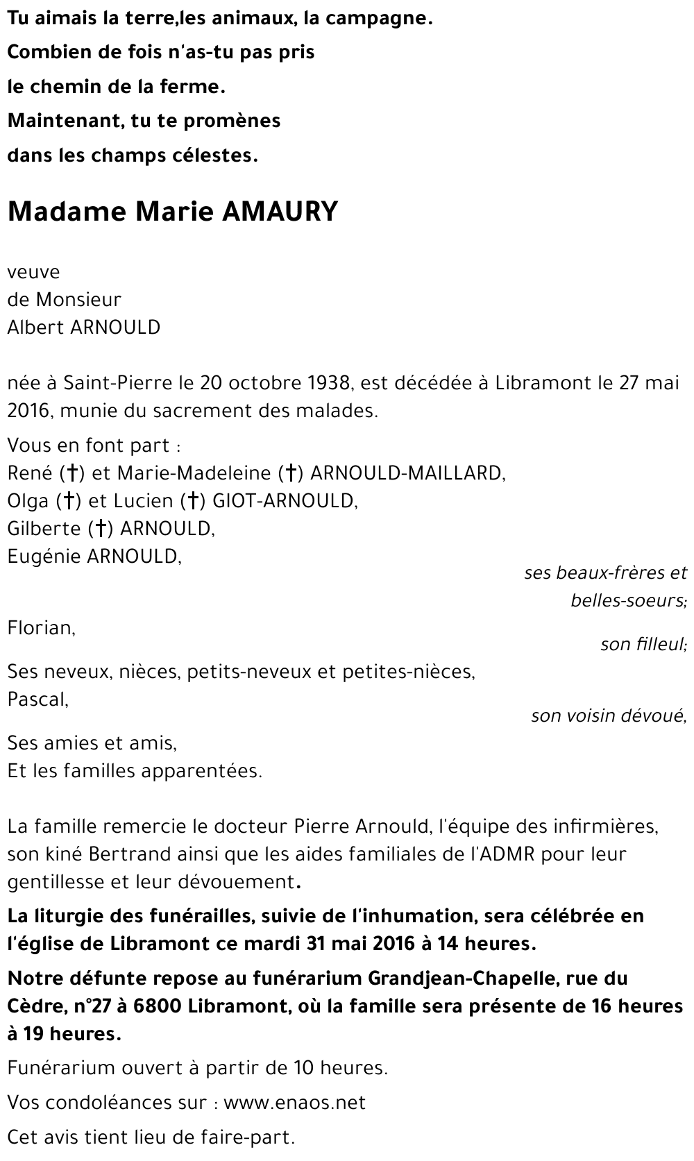 Marie AMAURY