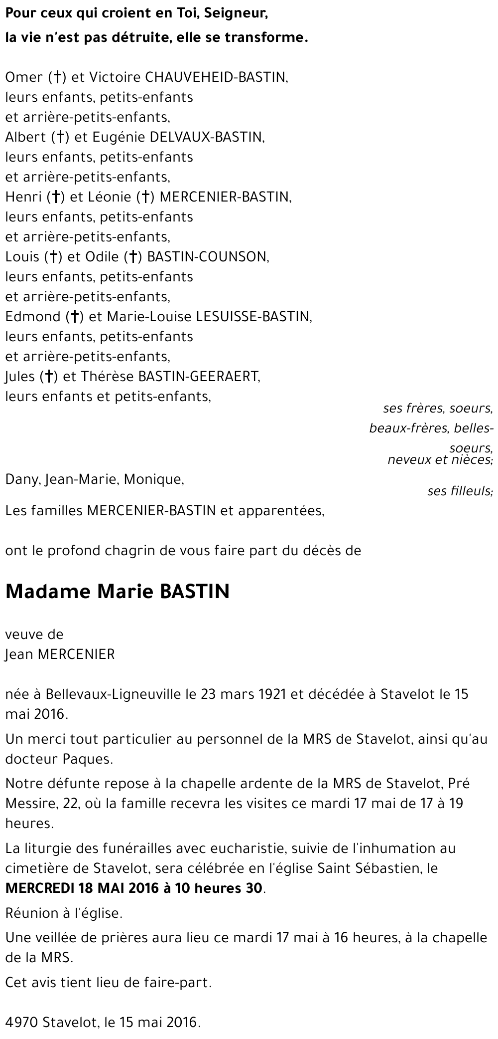 Marie BASTIN