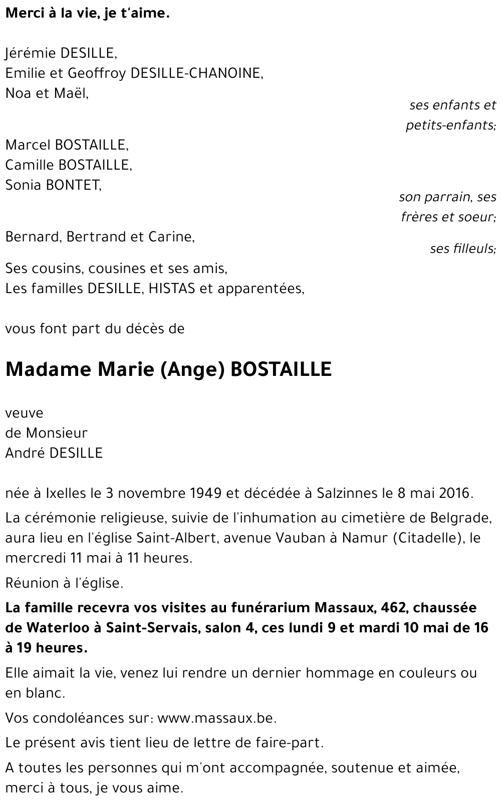 Marie Bostaille