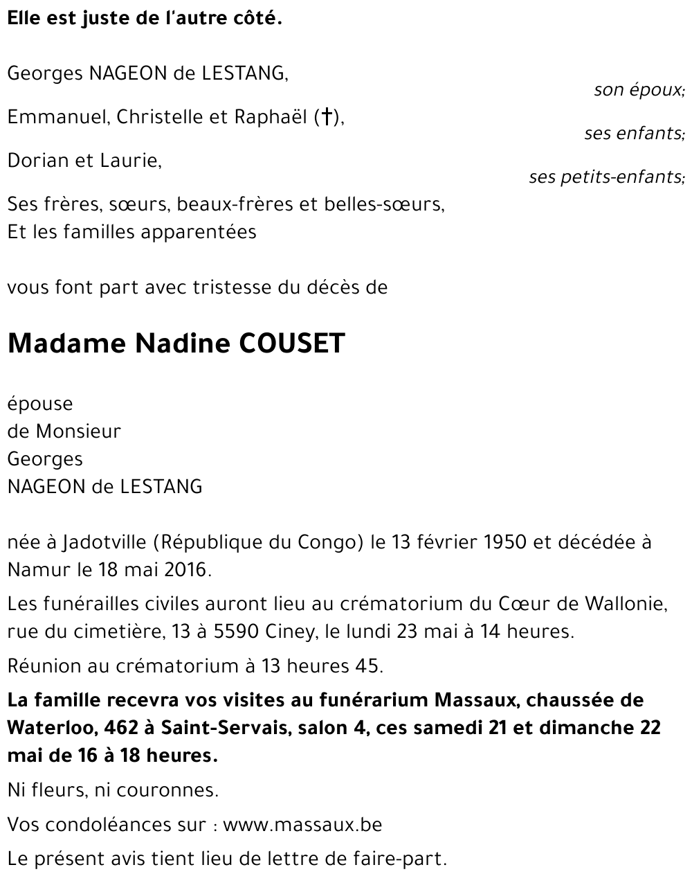 Nadine COUSET