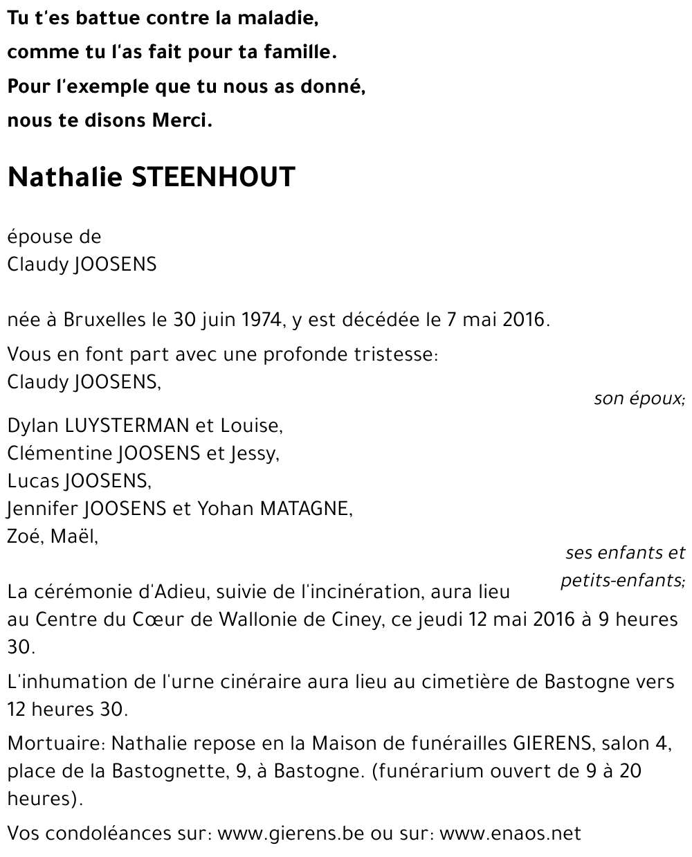 Nathalie STEENHOUT