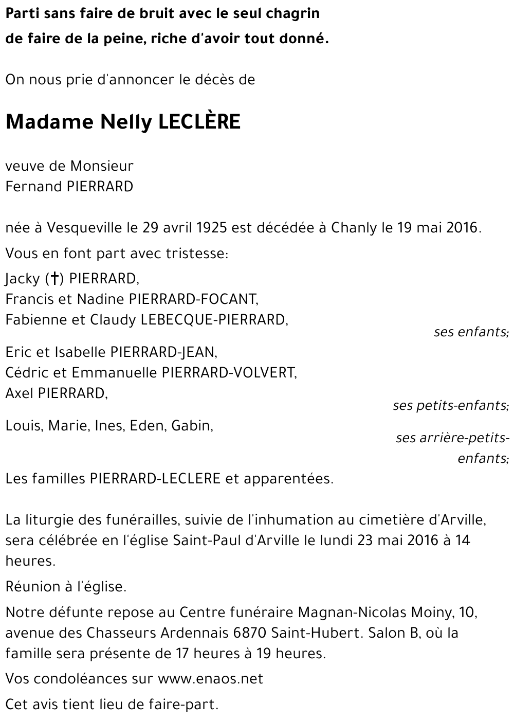 Nelly LECLERE