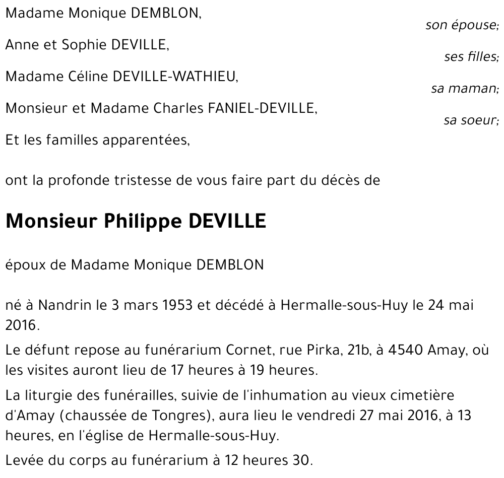 Philippe DEVILLE