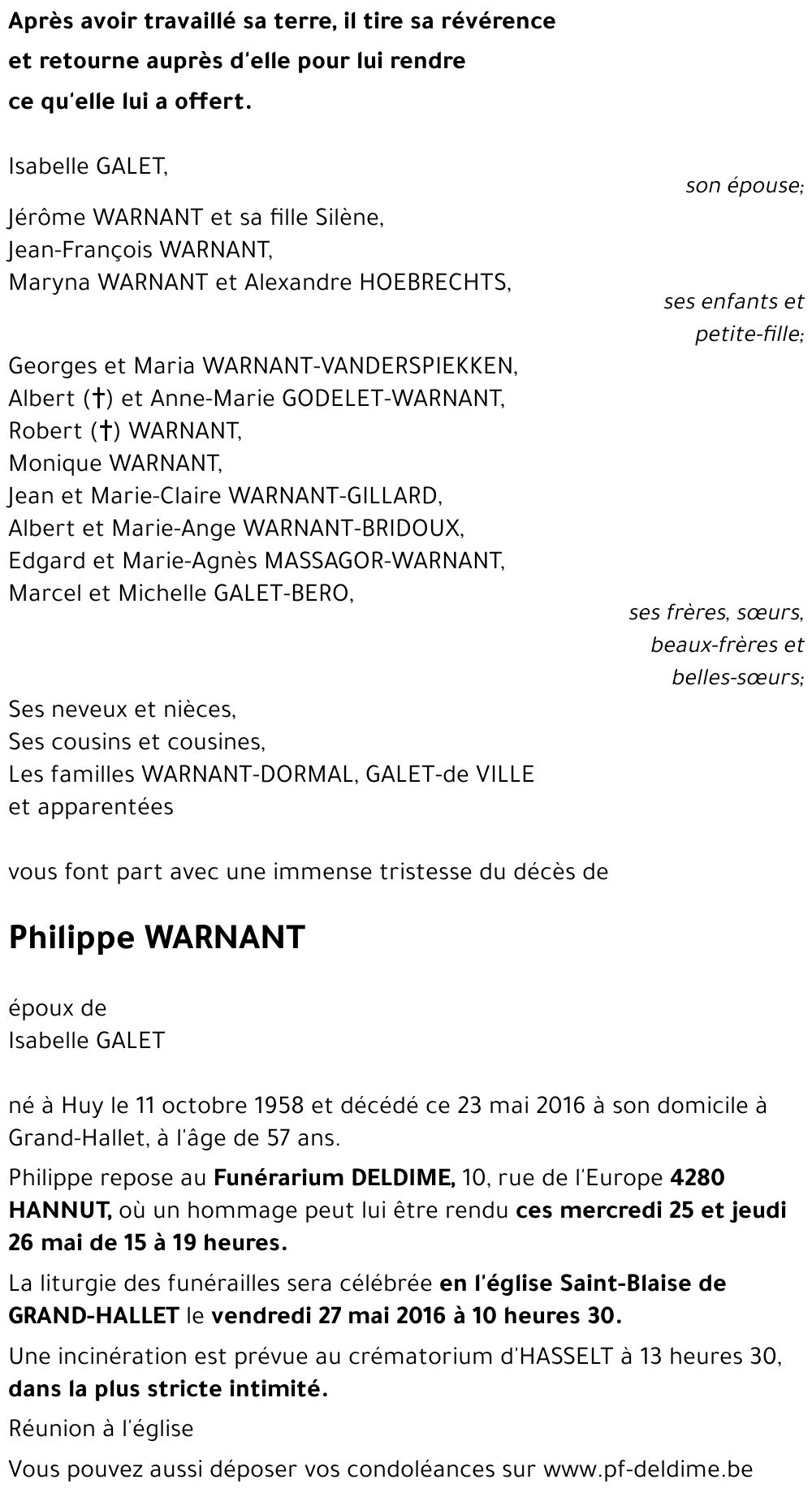 Philippe WARNANT