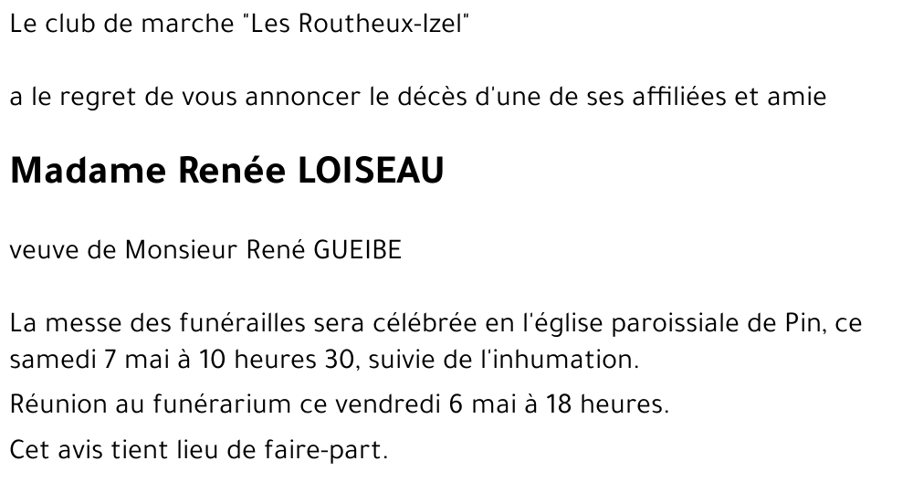 Renée LOISEAU