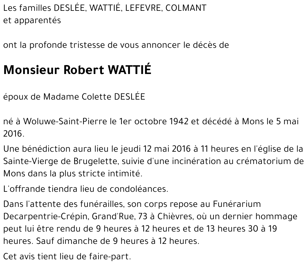 Robert Wattié