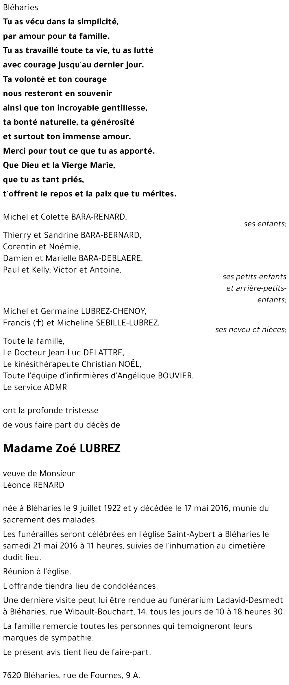 Zoé LUBREZ