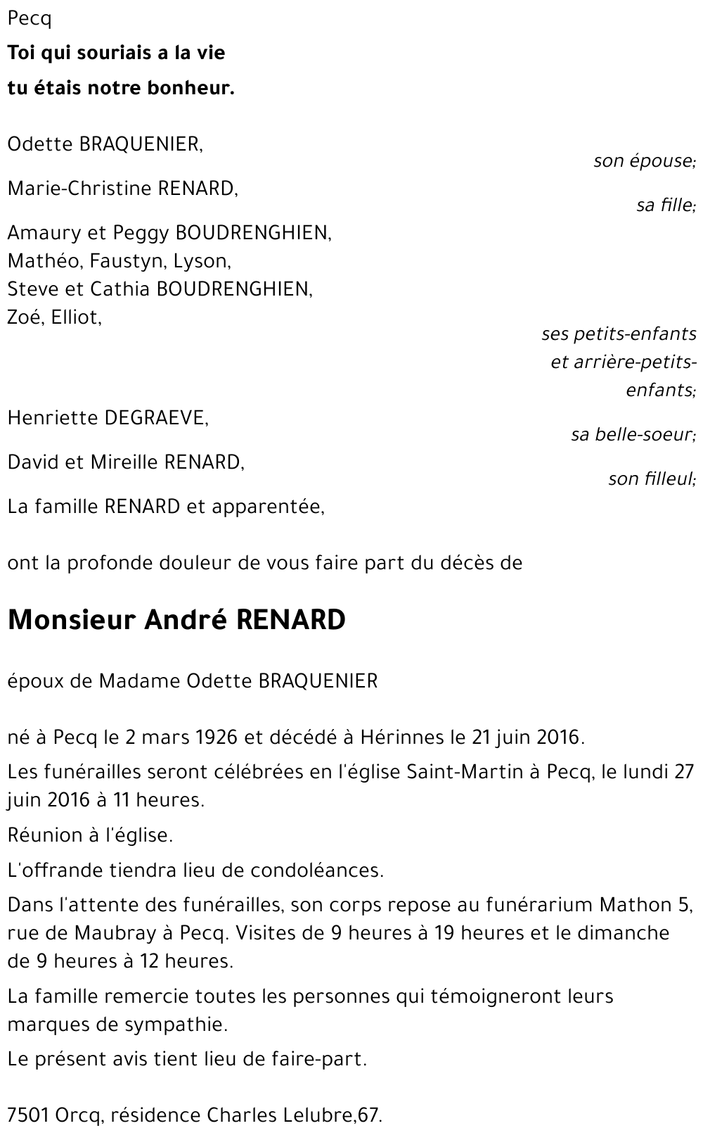 André RENARD