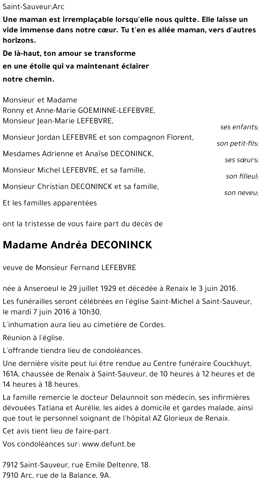 Andréa DECONINCK