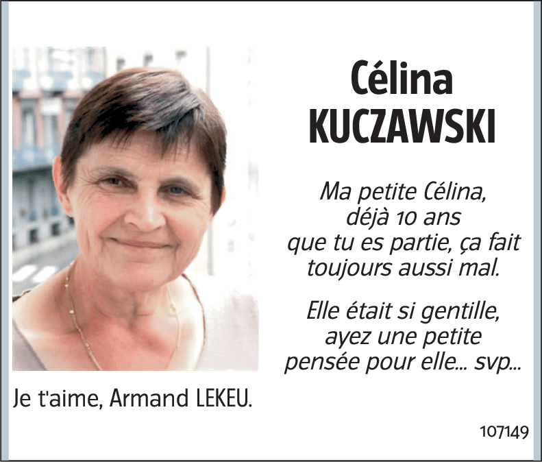 Célina KUCZAWSKI