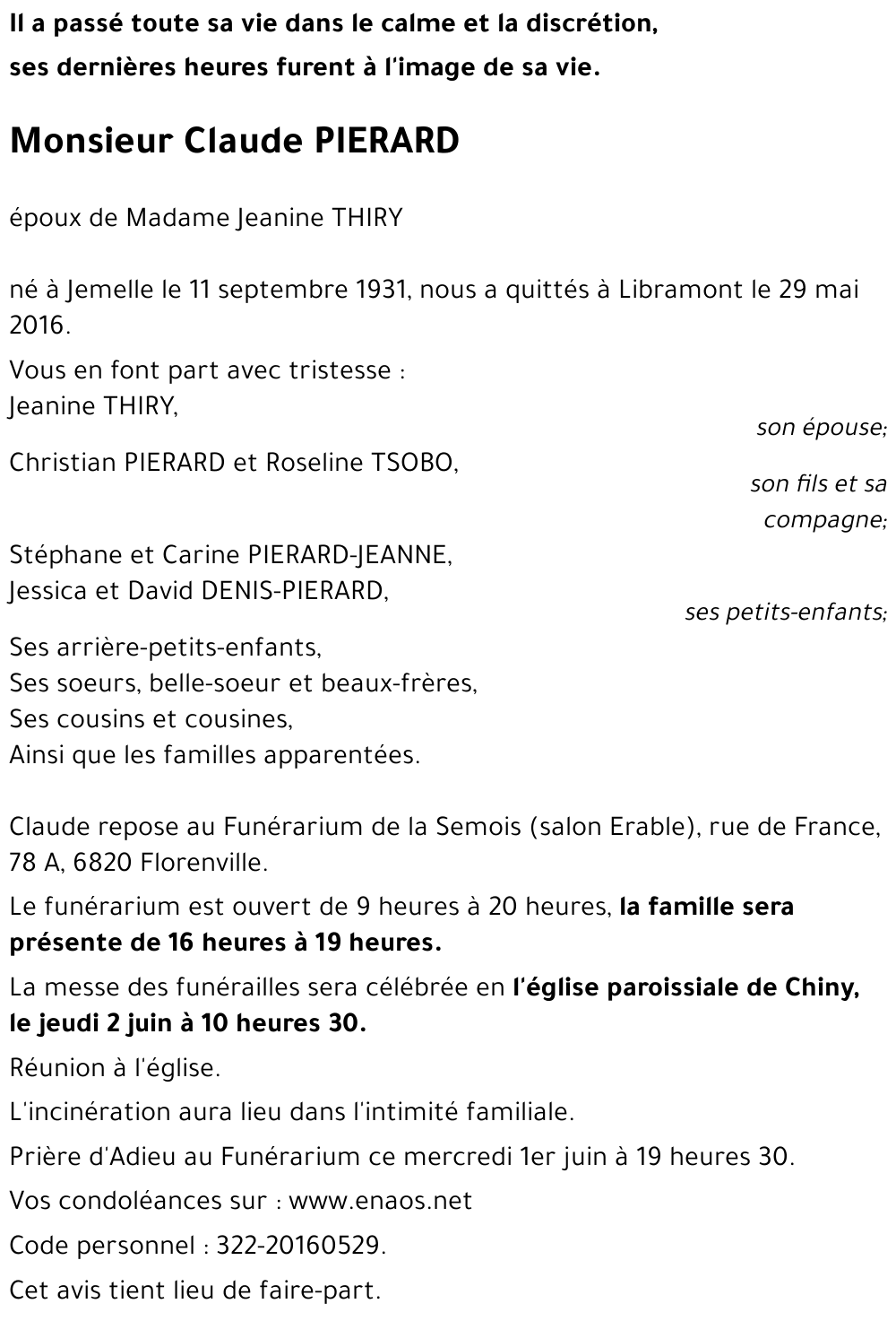 Claude PIERARD