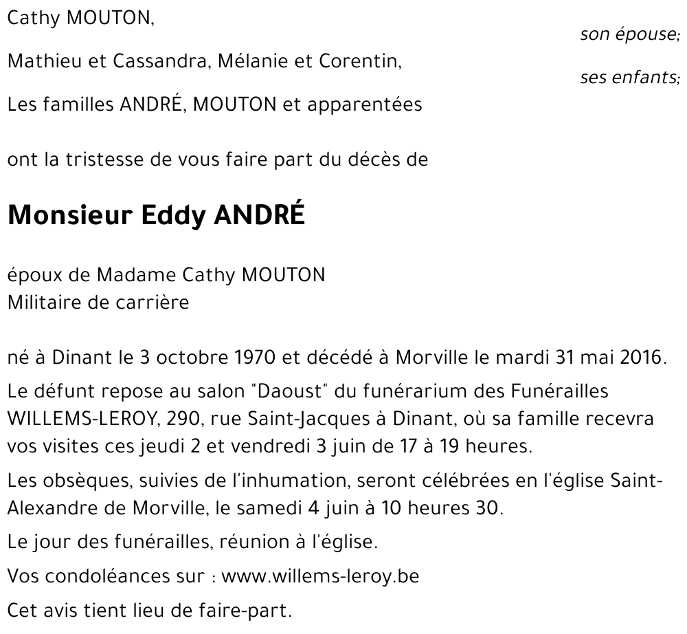 Eddy ANDRÉ