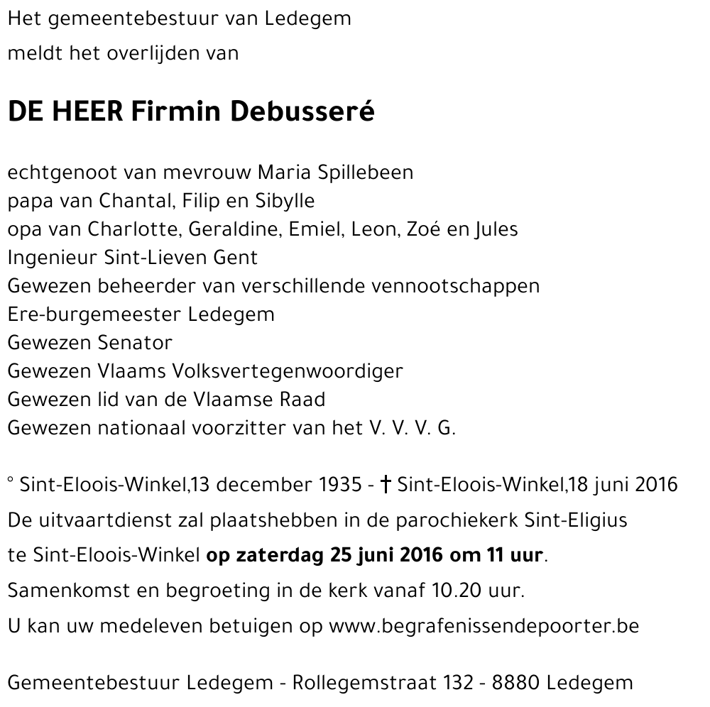 Firmin Debusseré