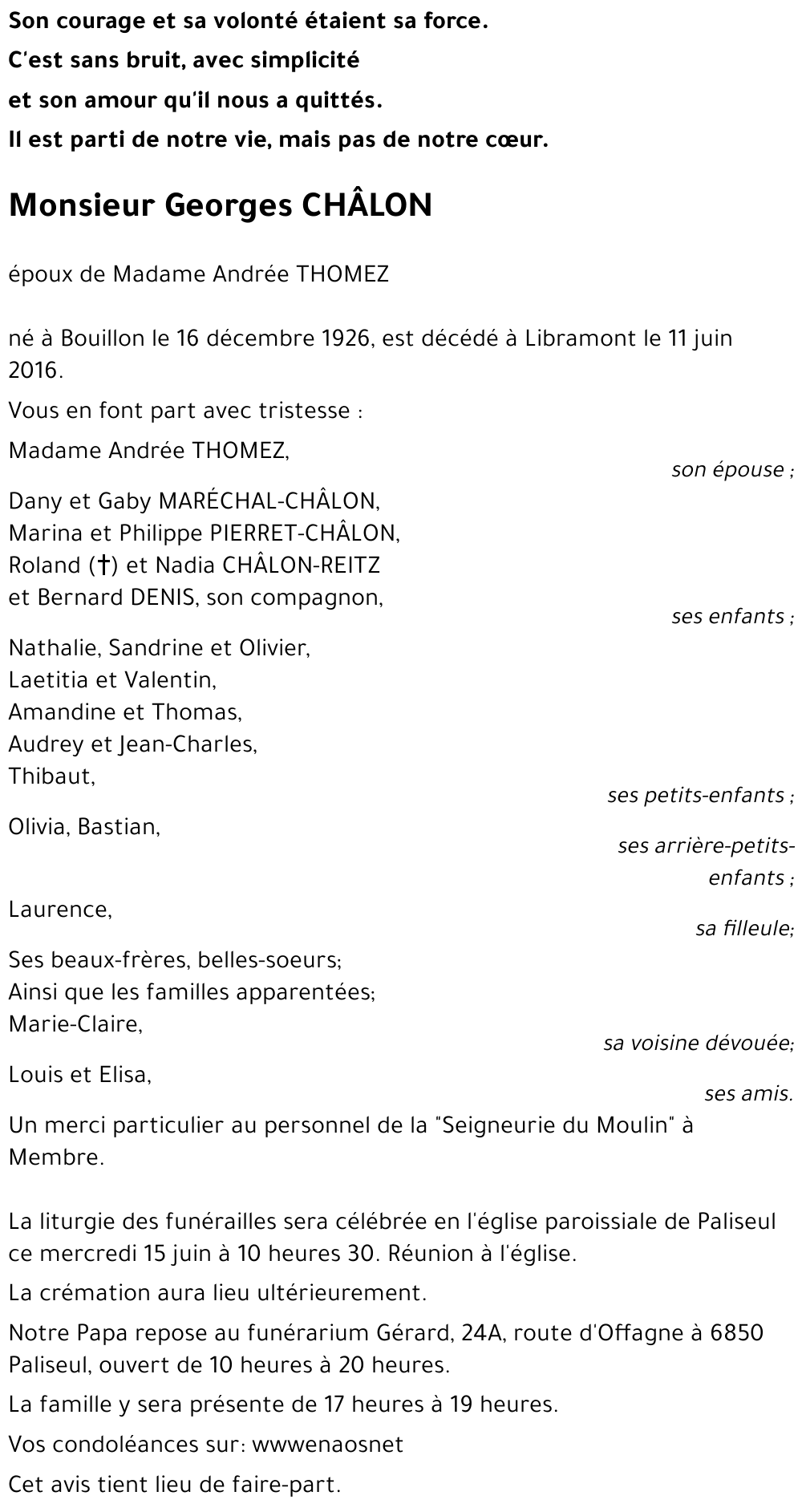 Georges CHÂLON