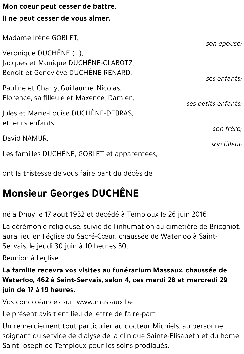 Georges DUCHÊNE