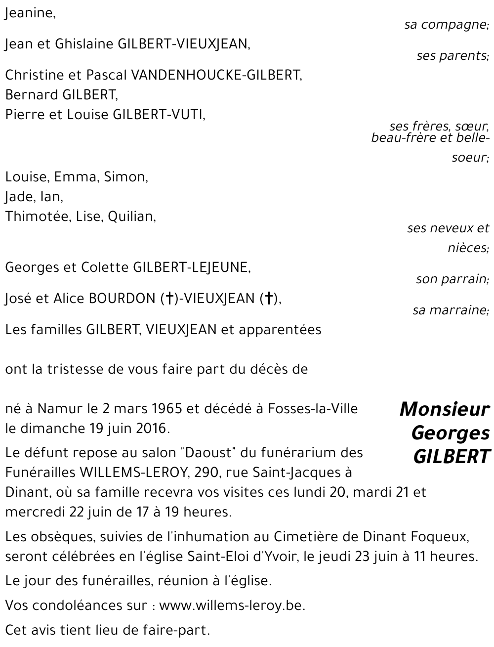 Georges GILBERT