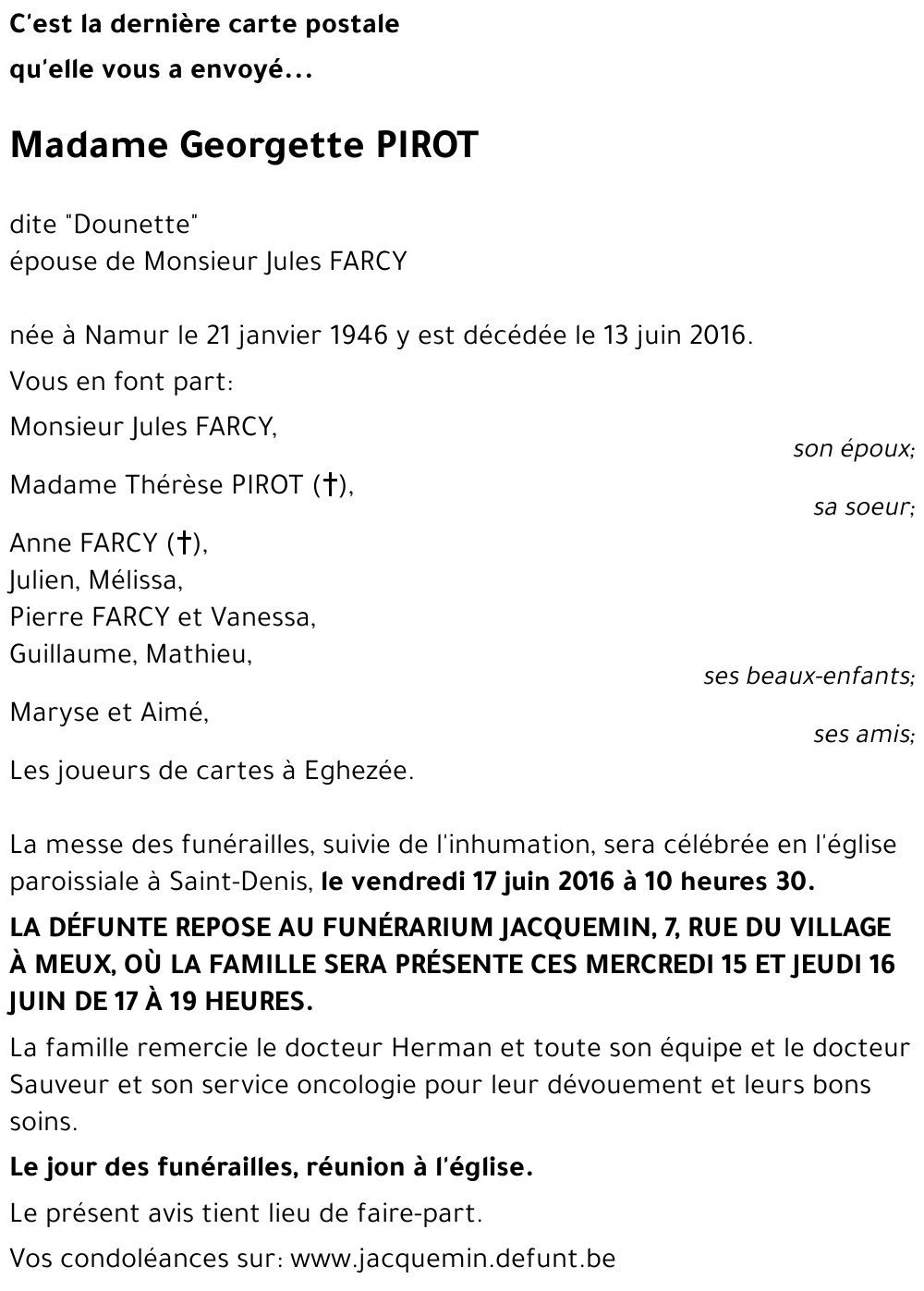Georgette PIROT