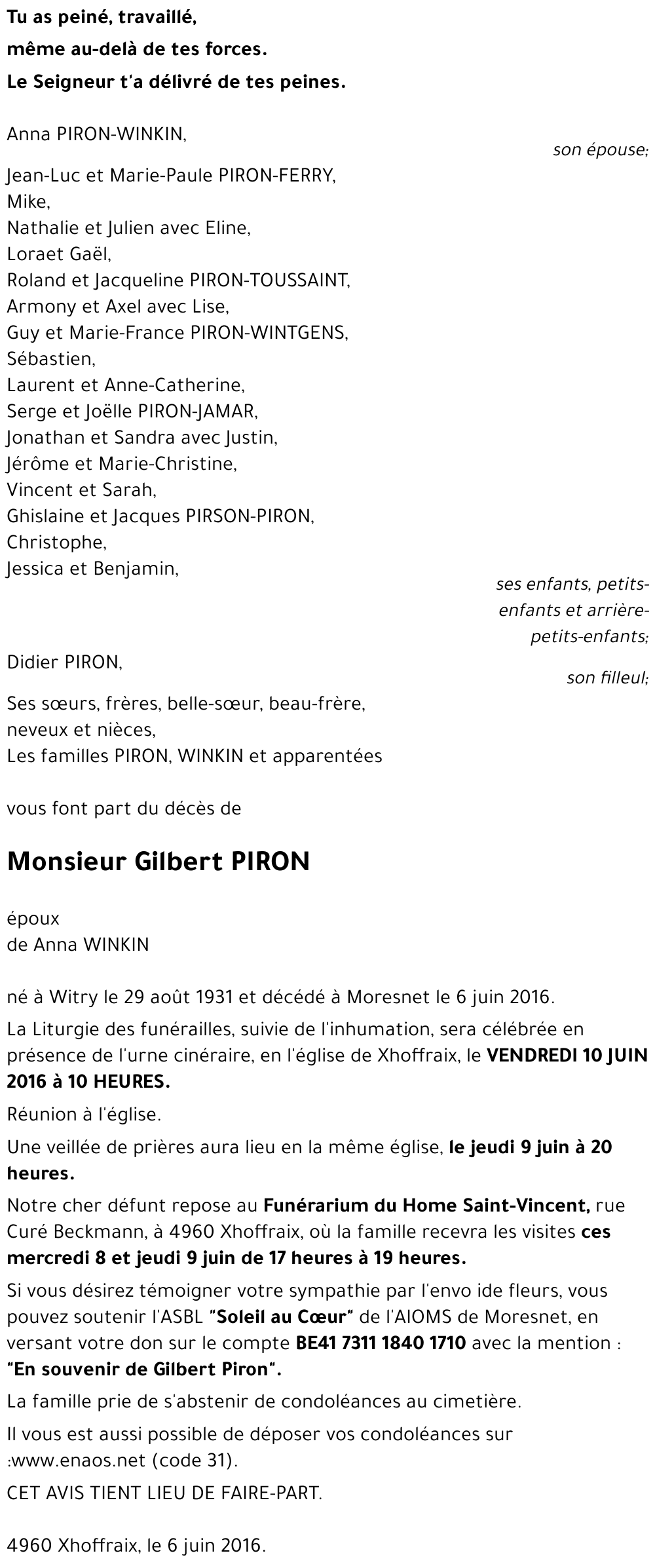 Gilbert PIRON
