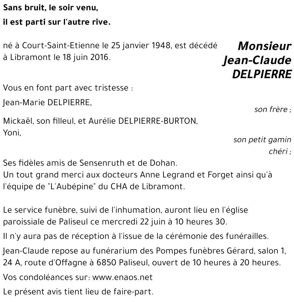 Jean-Claude DELPIERRE