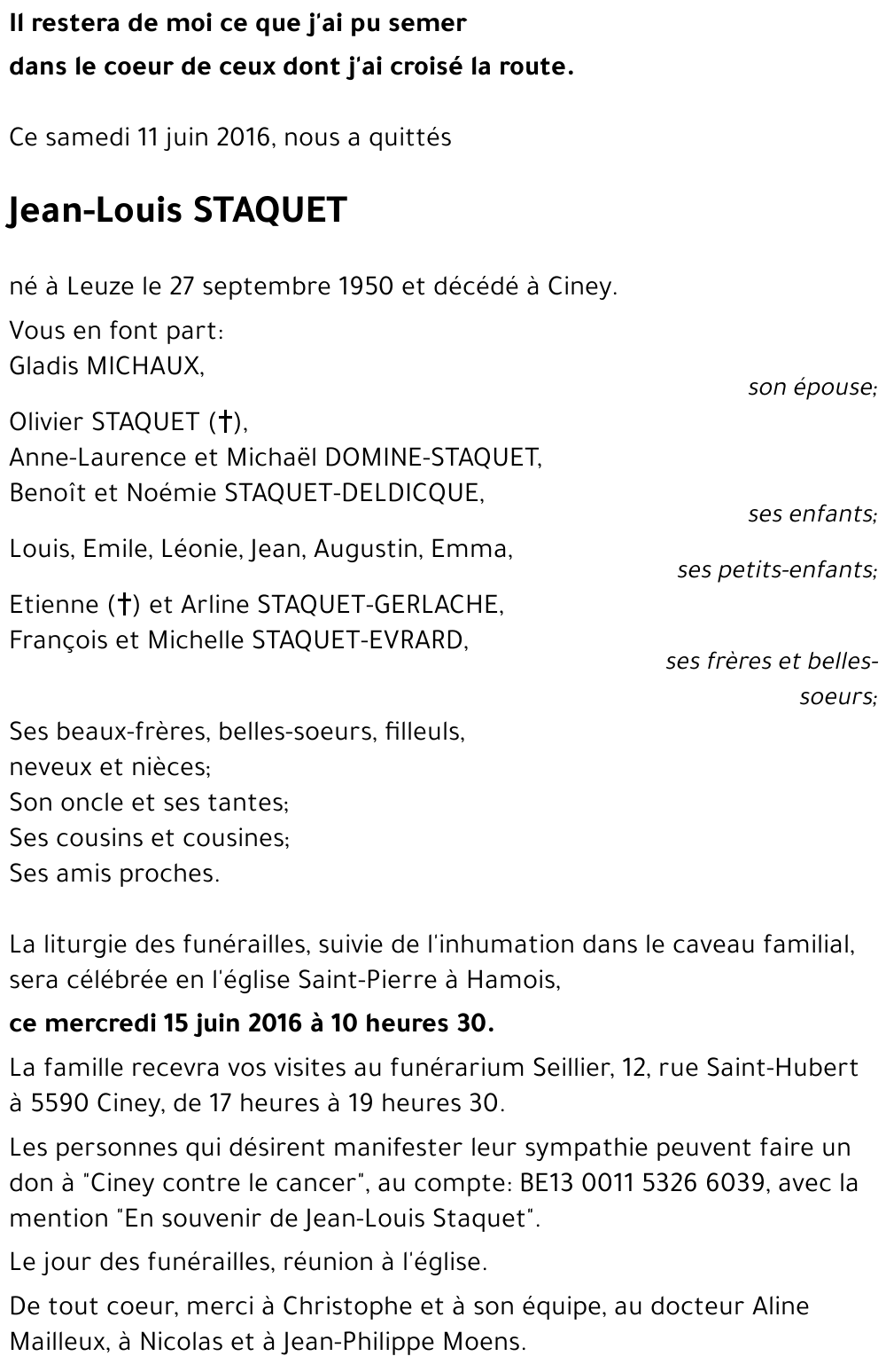Jean-Louis STAQUET