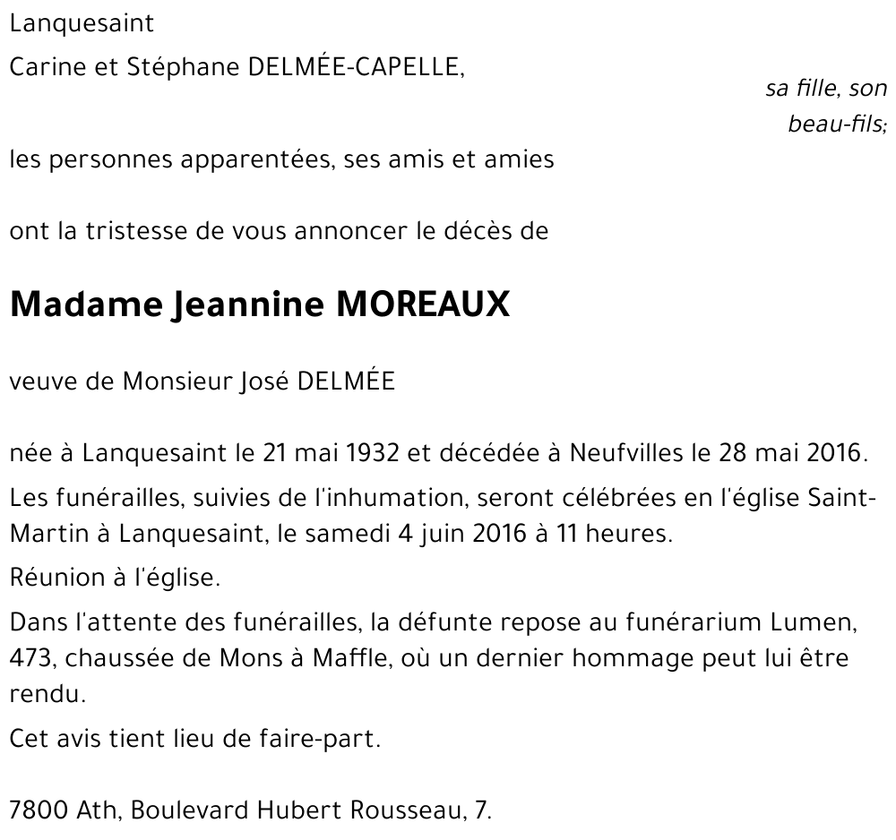 Jeannine MOREAUX